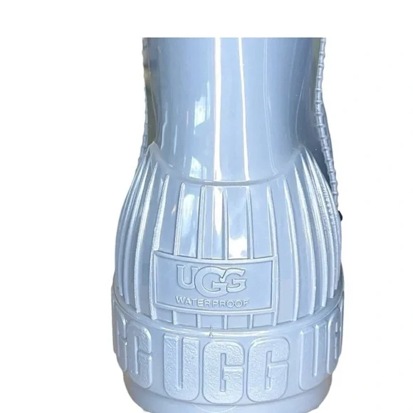 UGG Women Drizlita Rain Boots Shearling Lined Stormy Seas Grey Size 11 Women NEW - Picture 4 of 9